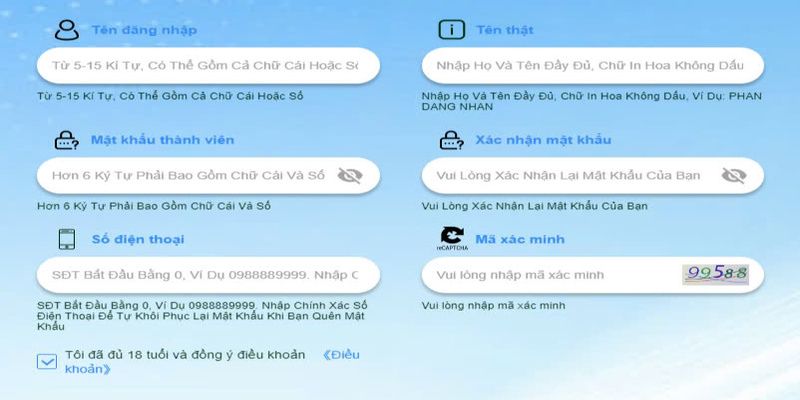 Xác thực và hoàn tất đăng ký nhanh chóng